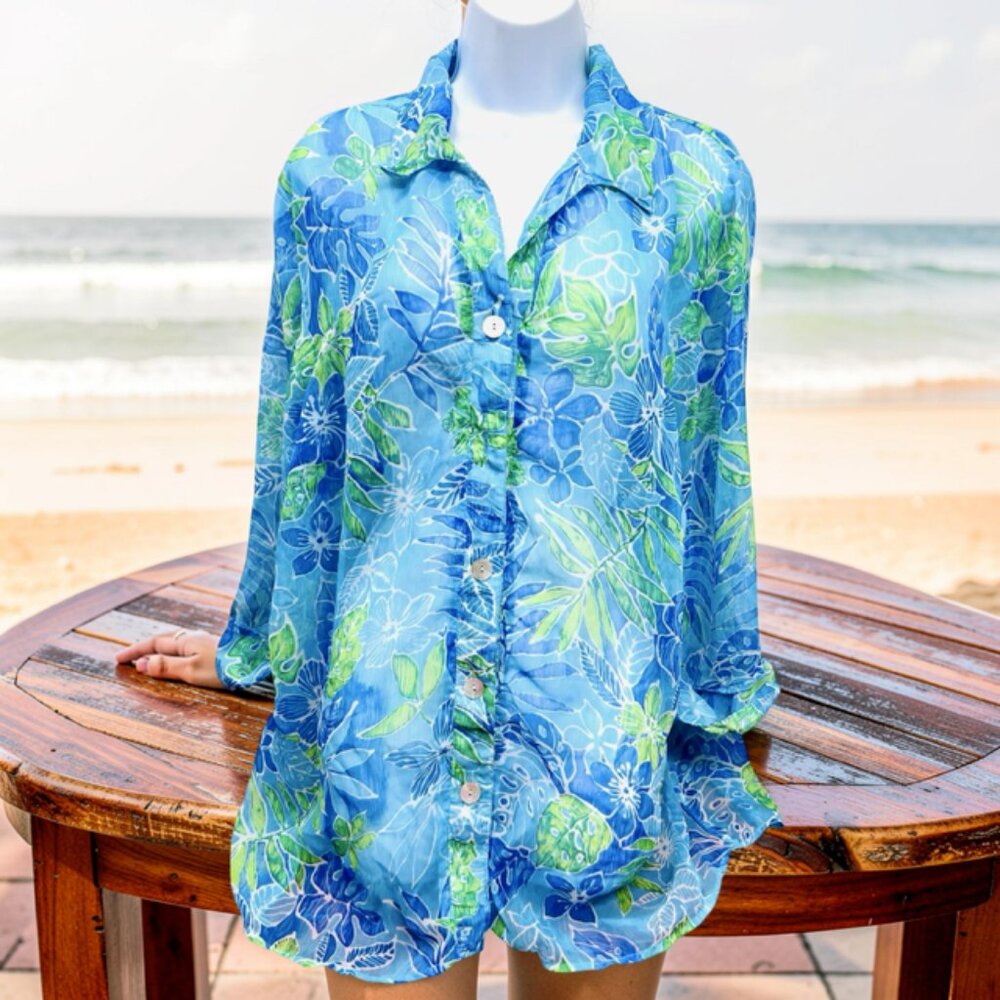 4 Blouses Size X 1X: Gloria Lance-Notation-Maggie Barn-MIXIT Long Sleeve(#56 - Picture 7 of 13
